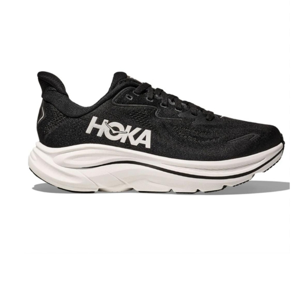 Hoka W Clifton Women's Sneakers Black/White 8.5B NWT - Picture 4 of 10